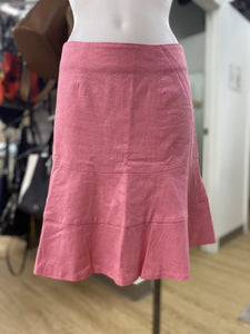 Sandra Angelozzi lined linen skirt 32