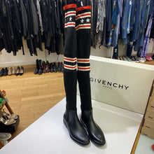 Load image into Gallery viewer, Givenchy Storm Chauss OTK rubber/knit boots NIB 38
