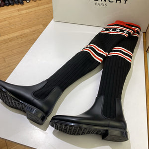 Givenchy Storm Chauss OTK rubber/knit boots NIB 38
