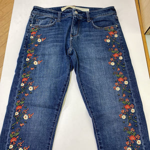 Pilcro Embroidered Jeans 28