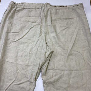 RW&CO linen blend pull on pants XL