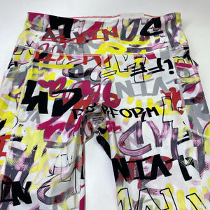 Calvin Klein graffiti leggings NWT L