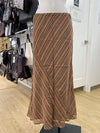 Windsmoor bias striped skirt NWT 8