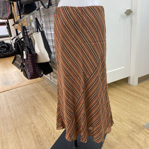 Windsmoor bias striped skirt NWT 8