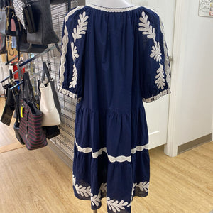 Velvet embroidered dress NWT XL