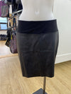 Sympli pleather front mini skirt 10