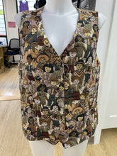 Load image into Gallery viewer, Tall Girl brocade vest M
