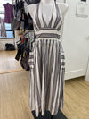 Urban Outfitters striped halter dress XS