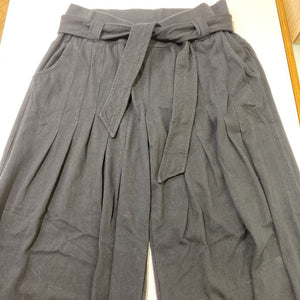 Sandwich cotton wide leg pants M