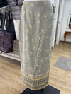 Tommy Bahama maxi vintage silk skirt 8