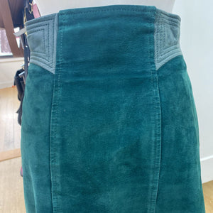 Danier vintage suede skirt 8