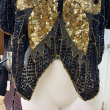 Load image into Gallery viewer, French Look Sequin vintage top OS
