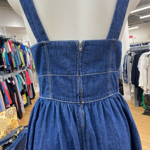 Reformation denim dress 6 NWT