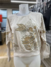 Anthropologie Beaded top XS