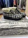 Gucci Herringbone wool lined booties 37