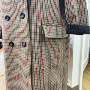 H&M plaid coat 16