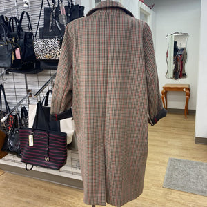 H&M plaid coat 16