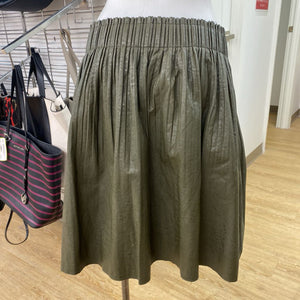 Anthropologie pleather skirt M