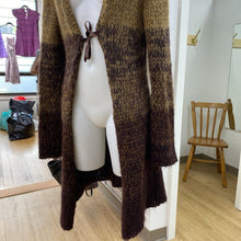 Load image into Gallery viewer, Free People wool blend long open cardi M
