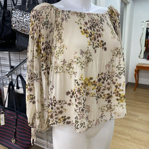 Wilfred pleated floral top S