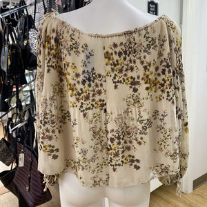 Wilfred pleated floral top S