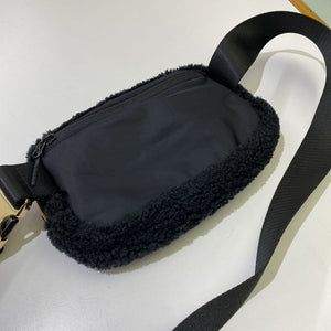 Lululemon fur bum bag