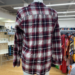 Eddie Bauer plaid button up L