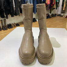 Load image into Gallery viewer, H&amp;M pleather lug boots 7
