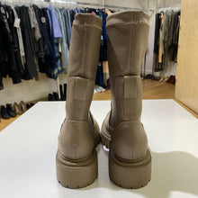 Load image into Gallery viewer, H&amp;M pleather lug boots 7
