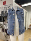 Talbots denim vest M