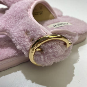 Coach Hollie Shearling Flip Flop 8.5