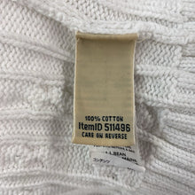 Load image into Gallery viewer, LL Bean cableknit cardi M
