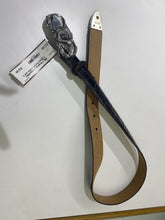 Load image into Gallery viewer, Brighton vintage(1994) elephant buckle leather belt S
