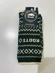 Roots Winter Pattern socks NWT L/XL