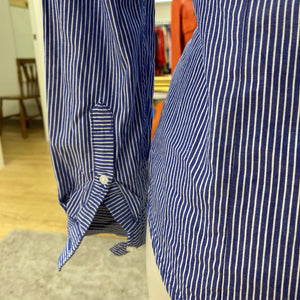 Tommy Hilfiger pinstripe tie waist top XXS