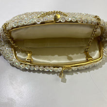 Load image into Gallery viewer, Pearl vintage beaded clutch
