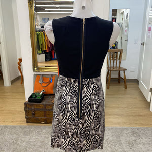 Milly zebra print dress 0