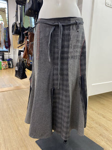 Rene Derhy wool blend skirt M