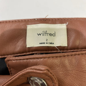 Wilfred pleather pants 2