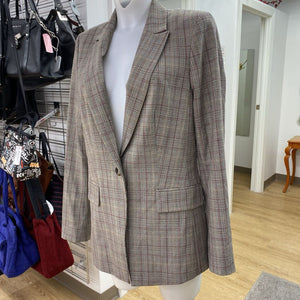 RW&CO plaid blazer 10