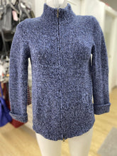 Load image into Gallery viewer, LL Bean zip up wool cardi S
