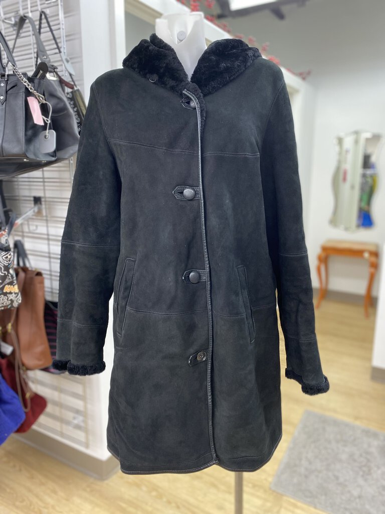 Wolff vintage Shearling coat M/L