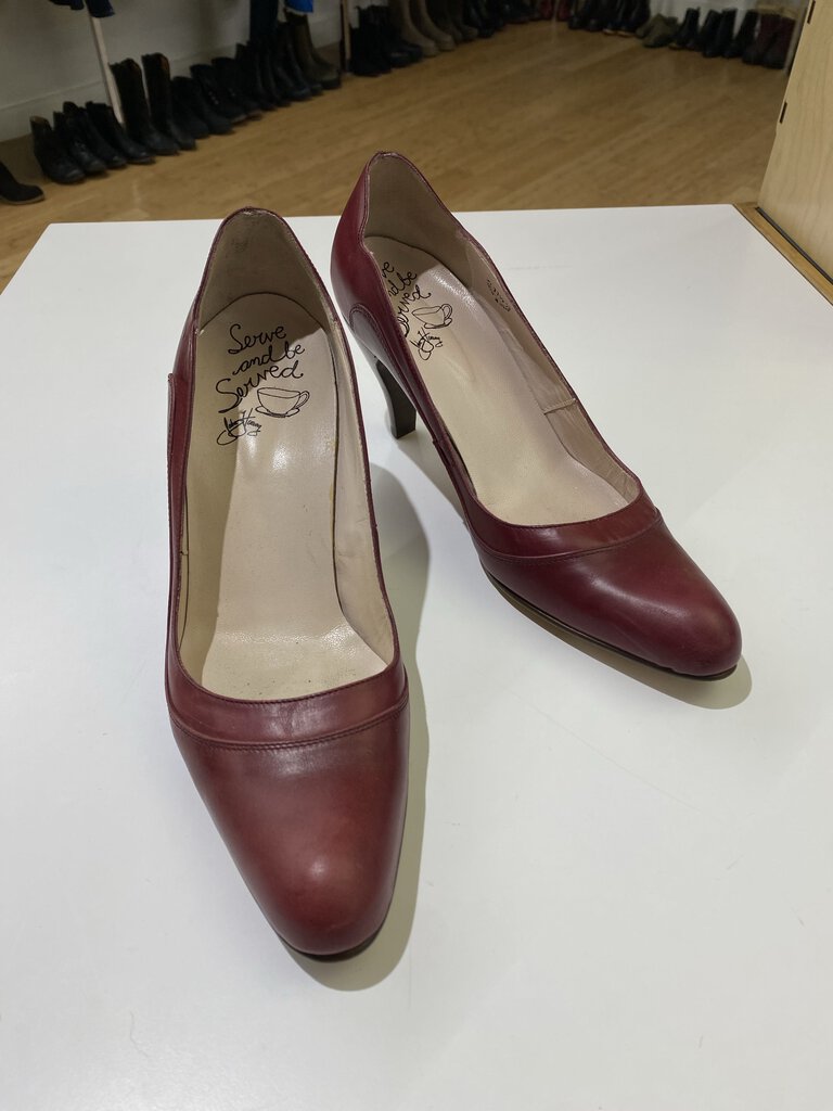 John Fluevog wood heels 11.5