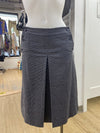 Reiss corduroy trim wool blend skirt 6