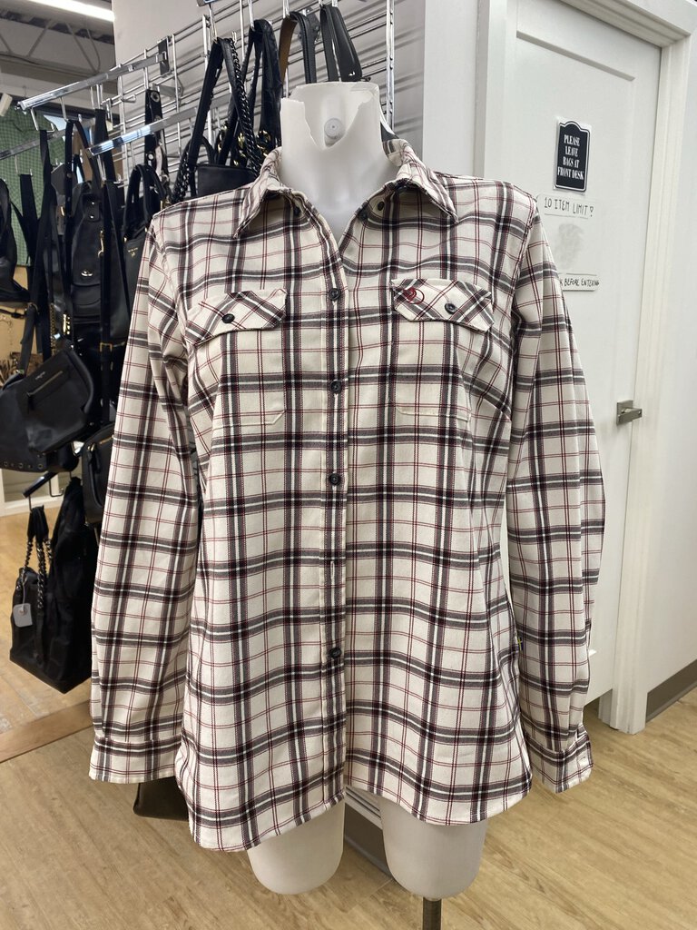 FJALLRAVEN plaid button up L