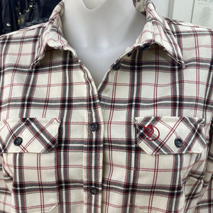 FJALLRAVEN plaid button up L