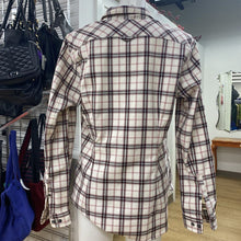 Load image into Gallery viewer, FJALLRAVEN plaid button up L
