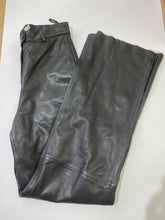 Load image into Gallery viewer, Danier wide leg leather pants 4
