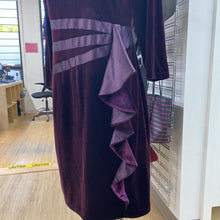 Load image into Gallery viewer, Laura velour/satin dress 10
