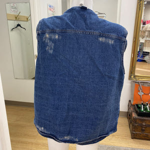 Zara denim vest L